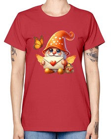 gnome with butterfly 06# - gnome -  Missy T-Shirt