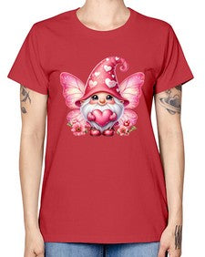 gnome with butterfly 08# - gnome -  Missy T-Shirt