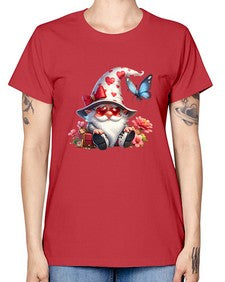 gnome with butterfly 13# - gnome -  Missy T-Shirt