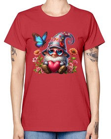 gnome with butterfly 17# - gnome -  Missy T-Shirt