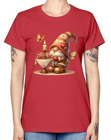 gnome with butterfly 21# - gnome -  Missy T-Shirt