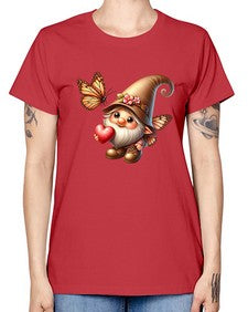 gnome with butterfly 22# - gnome -  Missy T-Shirt