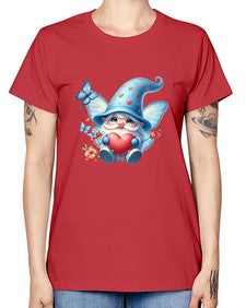 gnome with butterfly 28# - gnome -  Missy T-Shirt
