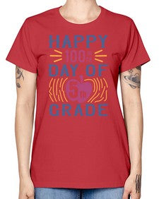 happy th day of fifth grade 250# - fifth grade -  Missy T-Shirt