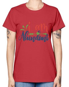 i am abundant Style 109# - motivation -  Missy T-Shirt