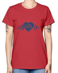 i am loved Style 101# - motivation -  Missy T-Shirt