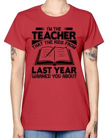 i m the teacher 372# - teacher -  Missy T-Shirt