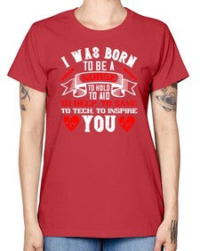 i was born to be a Style 928# - nurse -  Missy T-Shirt