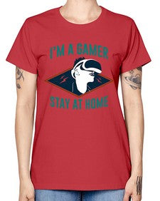 im gamer stay at home 119# - video games -  Missy T-Shirt