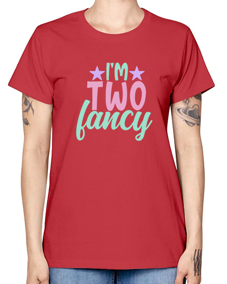 im two fancy Style 121# - kids -  Missy T-Shirt