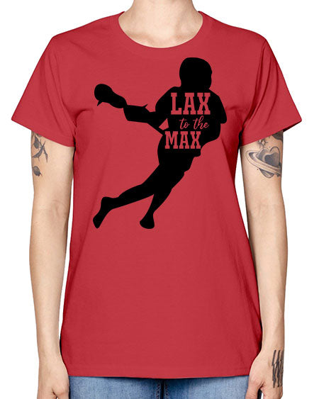lax to the max 2# - lacrosse -  Missy T-Shirt