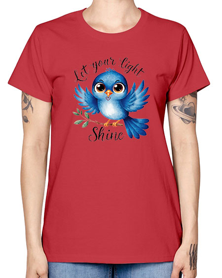 let your light shine 61# - birds -  Missy T-Shirt