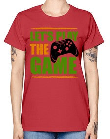 lets play the game 136# - video games -  Missy T-Shirt