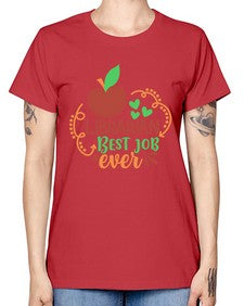 librarian best job ever 473# - librarian -  Missy T-Shirt