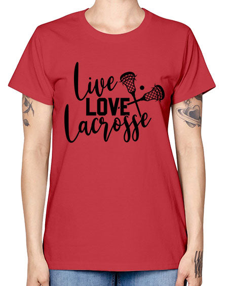 live.love 11# - lacrosse -  Missy T-Shirt