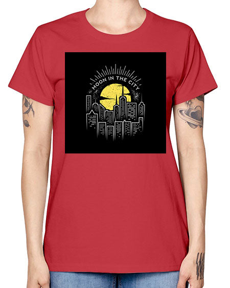 mooninthecity 2# - moon -  Missy T-Shirt