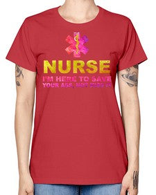 nurse i am here to 1157# - nurse -  Missy T-Shirt