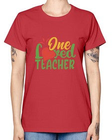 one loved teacher Style 324# - teacher -  Missy T-Shirt
