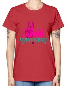 out seven grade 612# - seventh grade -  Missy T-Shirt