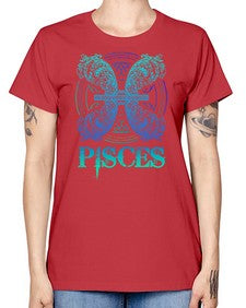 pisces Zodiac 381# - pisces -  Missy T-Shirt