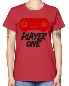 play one 145# - video games -  Missy T-Shirt