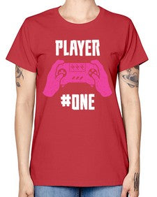 player one 147# - video games -  Missy T-Shirt