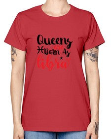 queens Are Born As Libra 387# - libra -  Missy T-Shirt