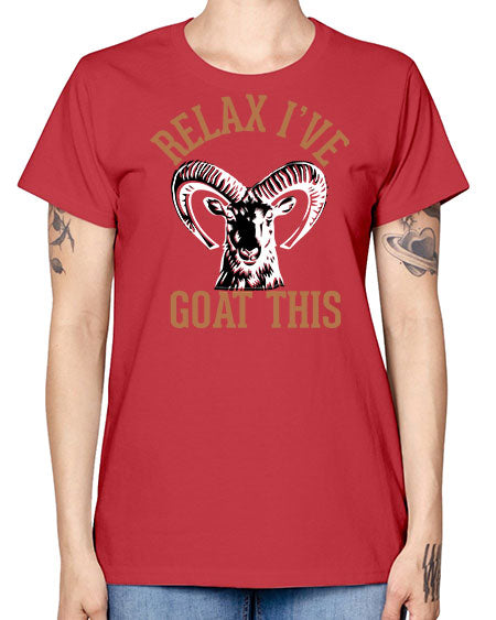relax i’ve goat this Style 2# - goat -  Missy T-Shirt