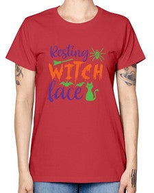 resting witch face 25# - witch -  Missy T-Shirt