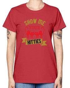 show me your kitties Style 115# - cats -  Missy T-Shirt
