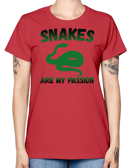 snake are my passion - snake -  Missy T-Shirt