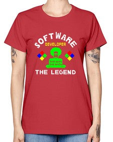 software developer the legend 16# - computer -  Missy T-Shirt