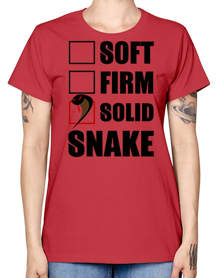 solid snake - snake -  Missy T-Shirt