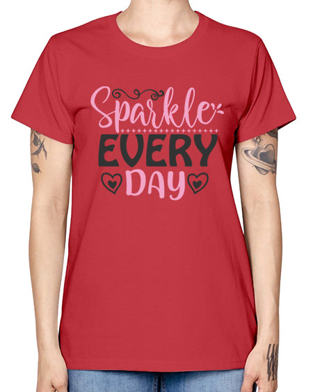 sparkle every day Style 1# - beauty - fashion -  Missy T-Shirt