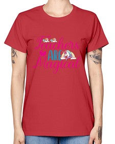 teachers are magical 429# - unicorn -  Missy T-Shirt