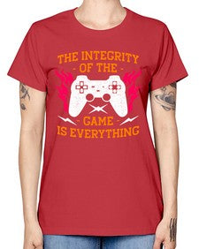 the integrity of the game 155# - video games -  Missy T-Shirt