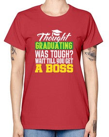 thought graduation 985# - graduation -  Missy T-Shirt