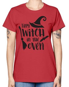 tiny witch in the oven 18# - witch -  Missy T-Shirt