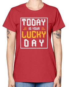 today is your lucky day 1661# - beer -  Missy T-Shirt