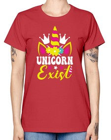 unicorn exist 457# - unicorn -  Missy T-Shirt