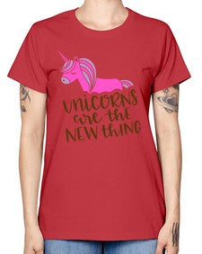 unicorns are the new thing 529# - unicorn -  Missy T-Shirt