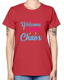 welcome to our chaos 545# - unicorn -  Missy T-Shirt