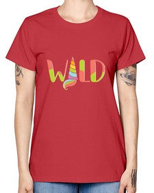 wild 559# - unicorn -  Missy T-Shirt