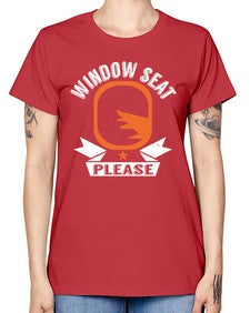 window seat please  51# - airplane -  Missy T-Shirt