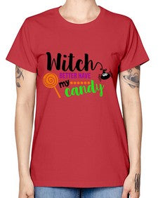witchbetterhavecandy 12# - witch -  Missy T-Shirt