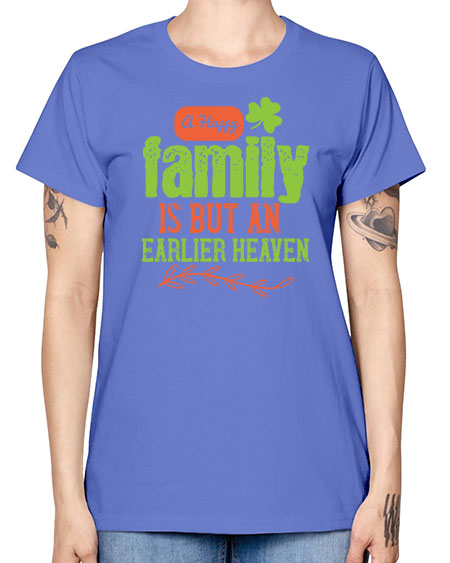 A happy family is but an earlier heaven Style 11# - kids -  Missy T-Shirt