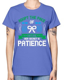 Adopt the pace of nature her secret is patience Style 50# - Self awareness -  Missy T-Shirt