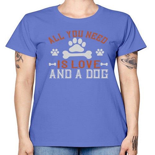 All You Need Is Love And A Dog Style 177# - dogs -  Missy T-Shirt