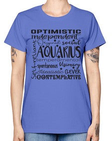 Aquarius 563# - aquarius -  Missy T-Shirt