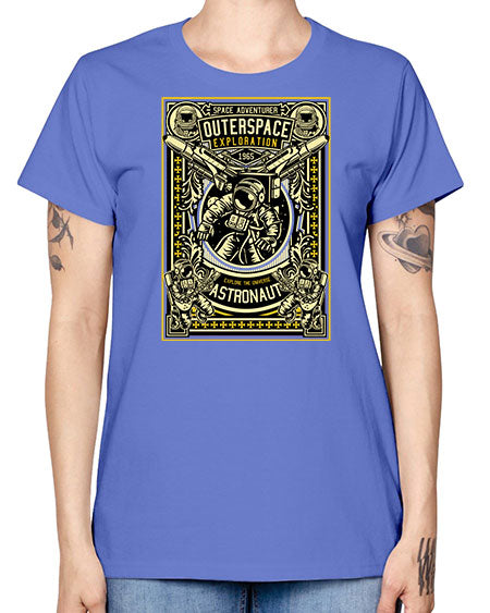 Astronaut Outerspace Exploration 36# - space -  Missy T-Shirt